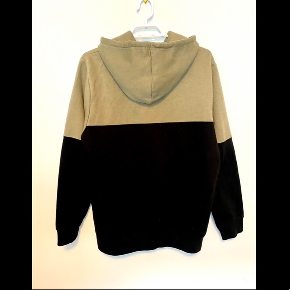 Crooks & Castles long sleeved hoodie, size M, colour Black and Pale Green - Picture 2 of 8